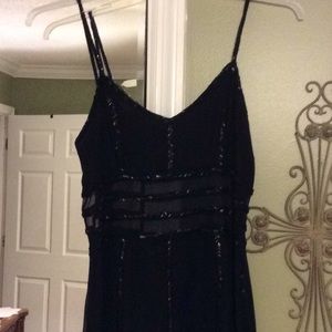 Sexy long black dress